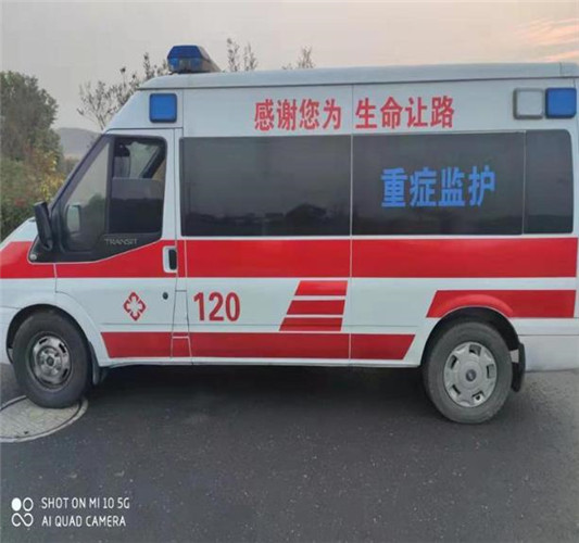 蔚县救护车出租服务案例3